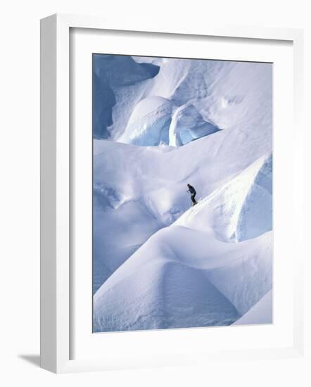 Snow and Solitude-null-Framed Photographic Print