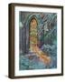 Snow and Stained Glass-null-Framed Giclee Print