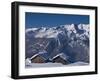 Snow as Far as the Eye Can Reach in the Swiss Alps-Armin Mathis-Framed Photographic Print