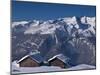 Snow as Far as the Eye Can Reach in the Swiss Alps-Armin Mathis-Mounted Photographic Print