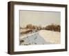 Snow at Argenteuil, 1874-Alfred Sisley-Framed Giclee Print