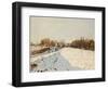 Snow at Argenteuil, 1874-Alfred Sisley-Framed Giclee Print