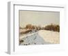 Snow at Argenteuil, 1874-Alfred Sisley-Framed Giclee Print