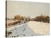 Snow at Argenteuil, 1874-Alfred Sisley-Stretched Canvas