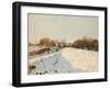 Snow at Argenteuil, 1874-Alfred Sisley-Framed Giclee Print