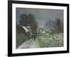 Snow at Argenteuil, 1874-Claude Monet-Framed Giclee Print