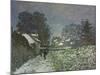 Snow at Argenteuil, 1874-Claude Monet-Mounted Giclee Print