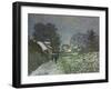 Snow at Argenteuil, 1874-Claude Monet-Framed Giclee Print