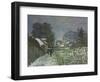 Snow at Argenteuil, 1874-Claude Monet-Framed Giclee Print