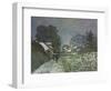 Snow at Argenteuil, 1874-Claude Monet-Framed Giclee Print