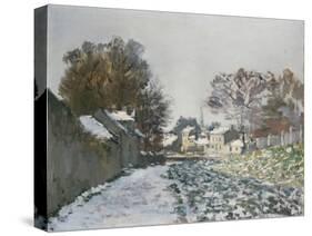 Snow at Argenteuil, 1874-Eugène Boudin-Stretched Canvas