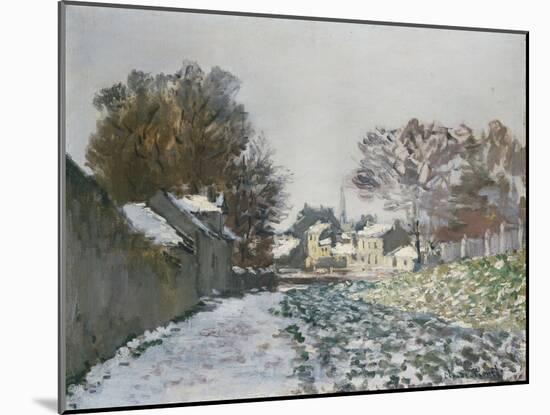 Snow at Argenteuil, 1874-Eugène Boudin-Mounted Giclee Print