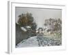 Snow at Argenteuil, 1874-Eugène Boudin-Framed Giclee Print