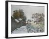 Snow at Argenteuil, 1874-Eugène Boudin-Framed Giclee Print