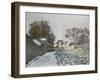 Snow at Argenteuil, 1874-Eugène Boudin-Framed Giclee Print