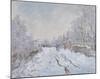 Snow at Argenteuil, 1875-Claude Monet-Mounted Art Print