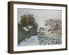 Snow at Argenteuil. Neige a Argenteuil. 1874-Claude Monet-Framed Giclee Print