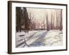 Snow at Broadlands-Paul Stewart-Framed Giclee Print