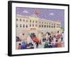 Snow at Buckingham Palace-William Cooper-Framed Giclee Print