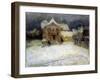 Snow at Gerberoy, 1910-Henri Eugene Augustin Le Sidaner-Framed Giclee Print