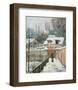 Snow at Louveciennes, 1874-Alfred Sisley-Framed Art Print