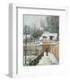 Snow at Louveciennes, 1874-Alfred Sisley-Framed Art Print