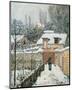 Snow at Louveciennes, 1874-Alfred Sisley-Mounted Art Print