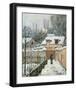 Snow at Louveciennes, 1874-Alfred Sisley-Framed Art Print