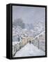 Snow at Louveciennes, 1878-Alfred Sisley-Framed Stretched Canvas