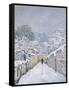 Snow at Louveciennes, 1878-Alfred Sisley-Framed Stretched Canvas