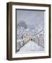 Snow at Louveciennes, 1878-Alfred Sisley-Framed Premium Giclee Print