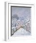 Snow at Louveciennes, 1878-Alfred Sisley-Framed Premium Giclee Print