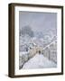 Snow at Louveciennes, 1878-Alfred Sisley-Framed Premium Giclee Print