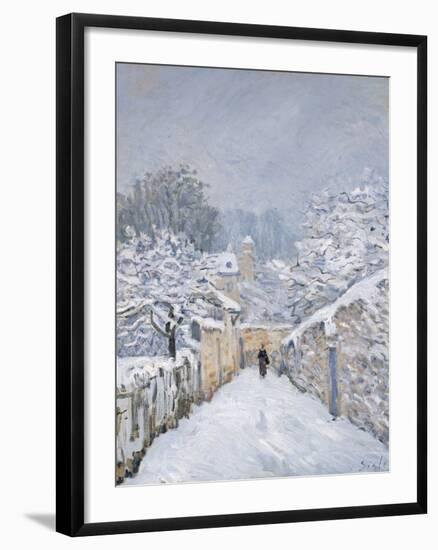 Snow at Louveciennes, 1878-Alfred Sisley-Framed Giclee Print