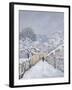 Snow at Louveciennes, 1878-Alfred Sisley-Framed Giclee Print