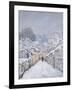 Snow at Louveciennes, 1878-Alfred Sisley-Framed Giclee Print