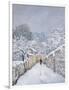 Snow at Louveciennes, 1878-Alfred Sisley-Framed Giclee Print