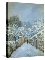 Snow at Louveciennes, 1878-Alfred Sisley-Stretched Canvas