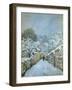 Snow at Louveciennes, 1878-Alfred Sisley-Framed Giclee Print