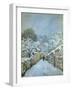 Snow at Louveciennes, 1878-Alfred Sisley-Framed Giclee Print