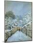 Snow at Louveciennes, 1878-Alfred Sisley-Mounted Giclee Print