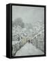 Snow at Louveciennes-Alfred Sisley-Framed Stretched Canvas