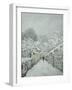 Snow at Louveciennes-Alfred Sisley-Framed Giclee Print