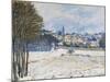 Snow at Marly Le Roi-Alfred Sisley-Mounted Giclee Print