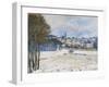 Snow at Marly Le Roi-Alfred Sisley-Framed Giclee Print