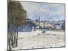 Snow at Marly Le Roi-Alfred Sisley-Mounted Giclee Print