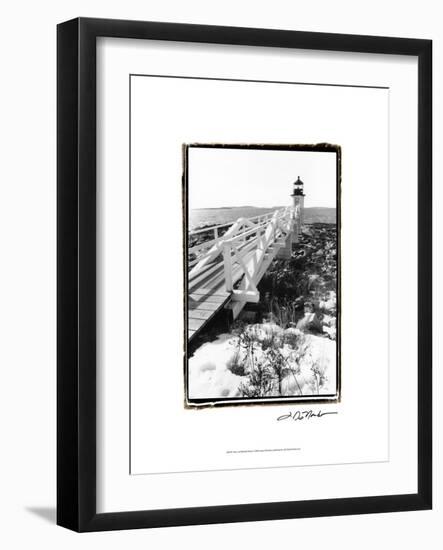 Snow at Marshall Point-Laura Denardo-Framed Art Print