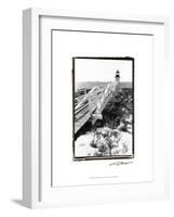 Snow at Marshall Point-Laura Denardo-Framed Art Print