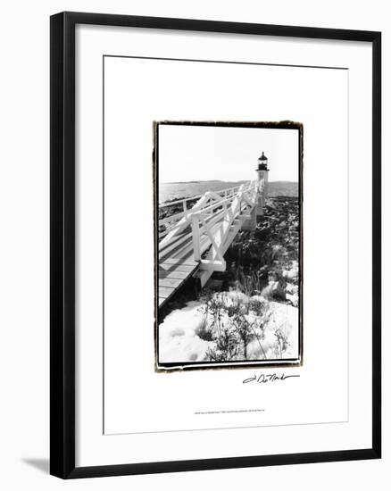 Snow at Marshall Point-Laura Denardo-Framed Art Print