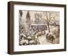 Snow at Montfoucault, 1891-Camille Pissarro-Framed Giclee Print